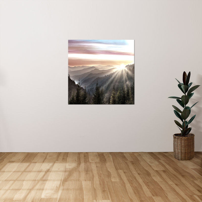 "Great Smokies Sunrise" par Danita Delimont, reproduction sur toile, H 36 po x l 36 po x P 1,5 po