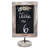 Burnt Wood Framed Tabletop Chalkboard Set-201717512