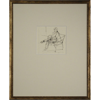A Moment at the Freer Framed Painting
