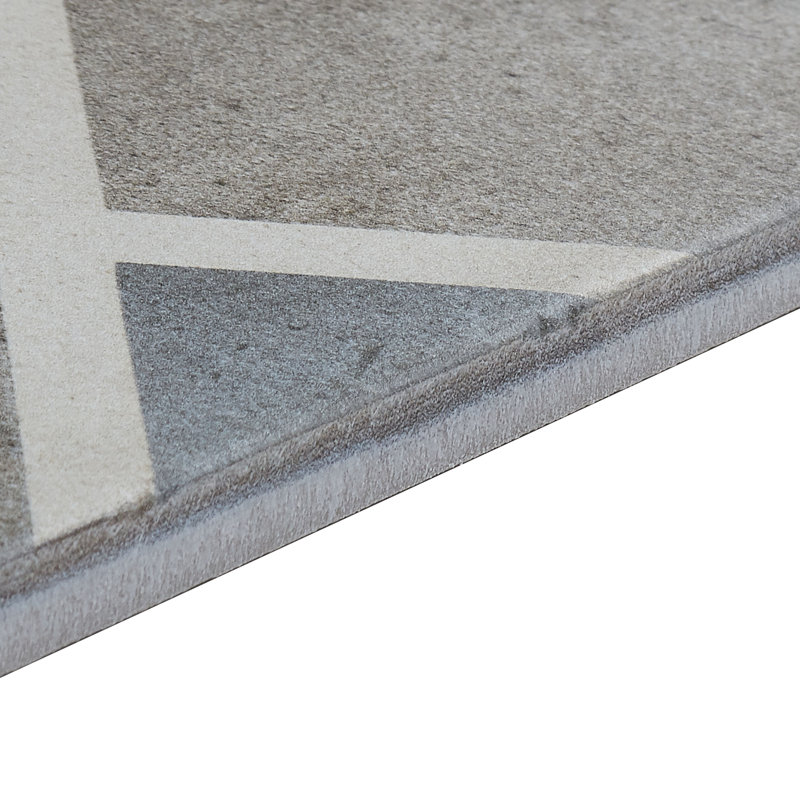 Encausto 8" x 8" Porcelain Field Tile, Cool Rombo