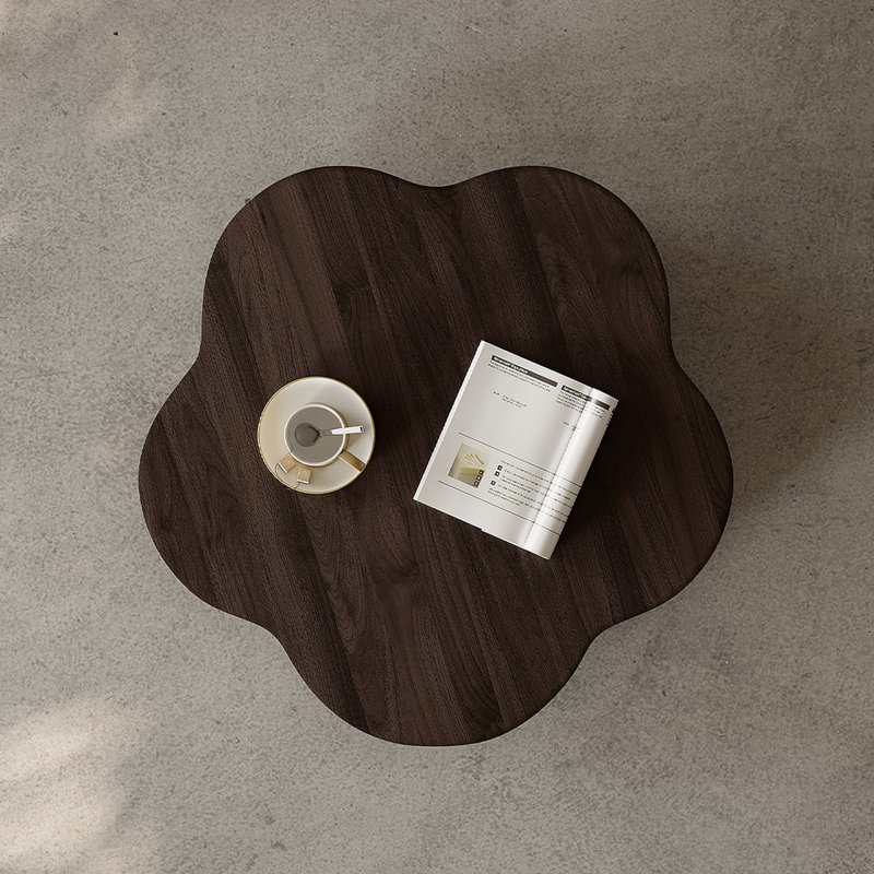 Table basse mobile de style français, Brown / Silver