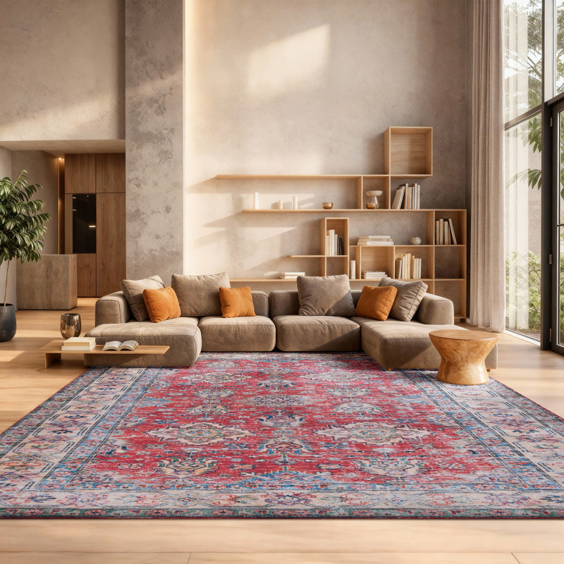 Tucson Performance Machine Washable Oriental Rug, Rectangle 8' x 10'