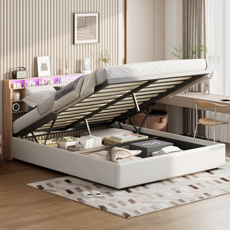 Ottoman Storage Bed, European Double (140 x 200 cm)