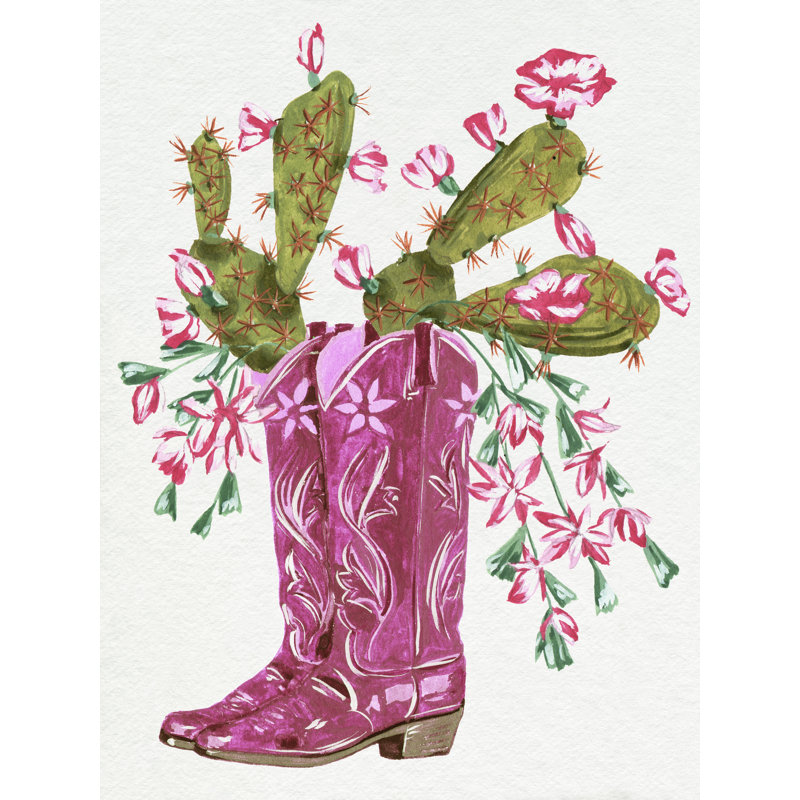 Tascha Desert Boots II by Melissa Wang - Wrapped Canvas Print, 46 cm H x 30 cm W
