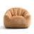 Compression Velvet Fabric Shell-Shaped Large Bean Bag Chair-1216501932
