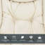 Chaise paresseuse moderne en polyester avec structure en acier et poche latérale