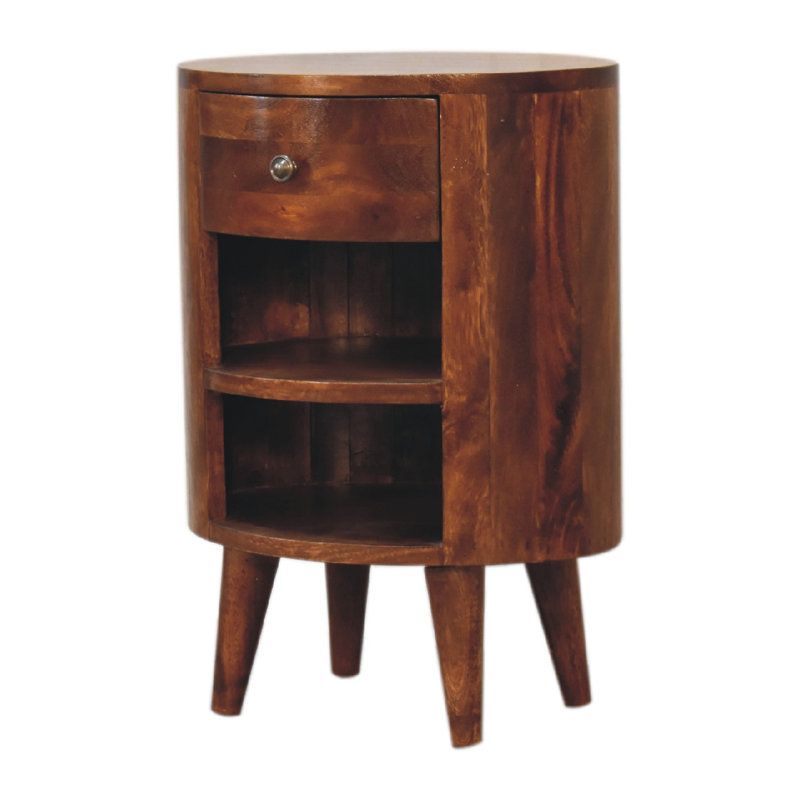 Jelisia 15.7'' W Solid Wood Nightstand