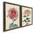 Toile avec cadre en noyer