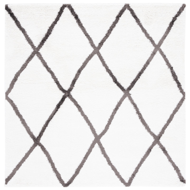 Natoshia Performance Geometric Rug, Square 7'