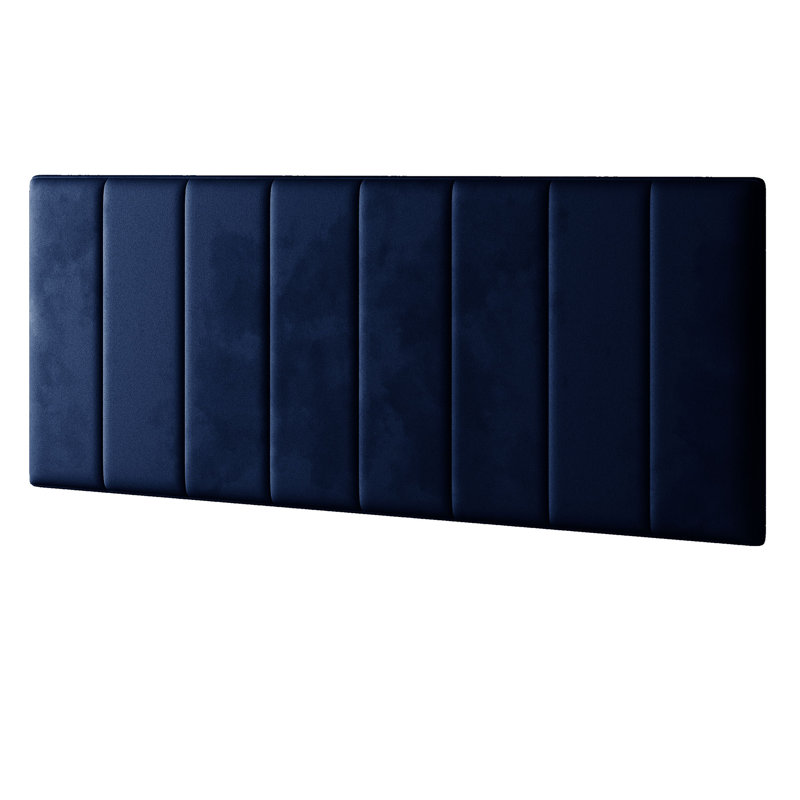 Hedley Upholstered Headboard, Double (4'6), Royal Blue