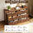 54''Wide Dresser with 6 Drawers, Modern Storage Dresser Organizer Chest Of Drawers with Metal Handles-119892942