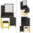 Tasica Makeup Vanity with Charging Station & 3 Lighting Color Options-553593706