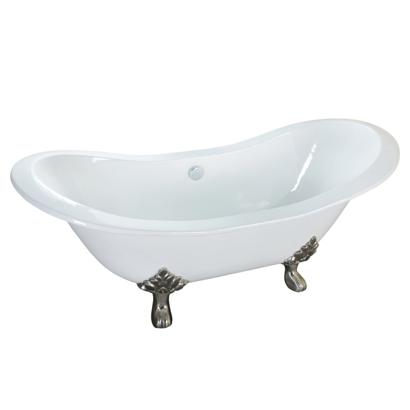 61'' x 29.75'' Soaking Cast Iron Bathtub