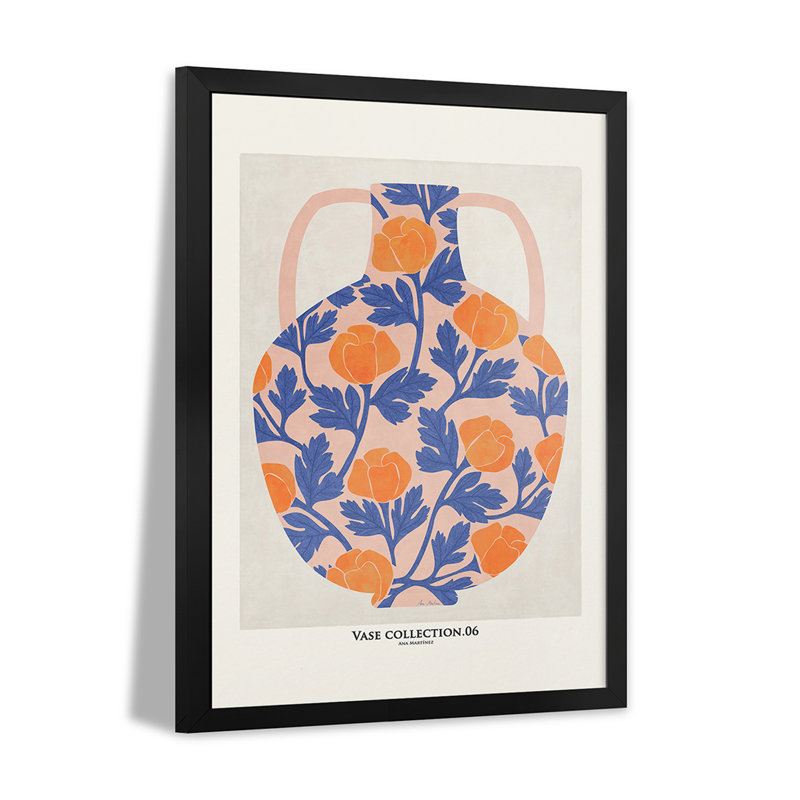 Vase Collection VI, affiches encadrées de qualité supérieure, H 32 po x l 24 po