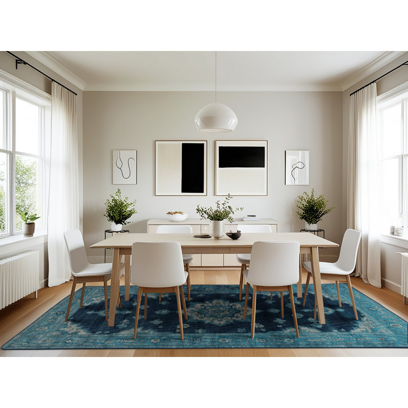 Tapis gris lavable à la machine, Rectangle 7 pi x 10 pi