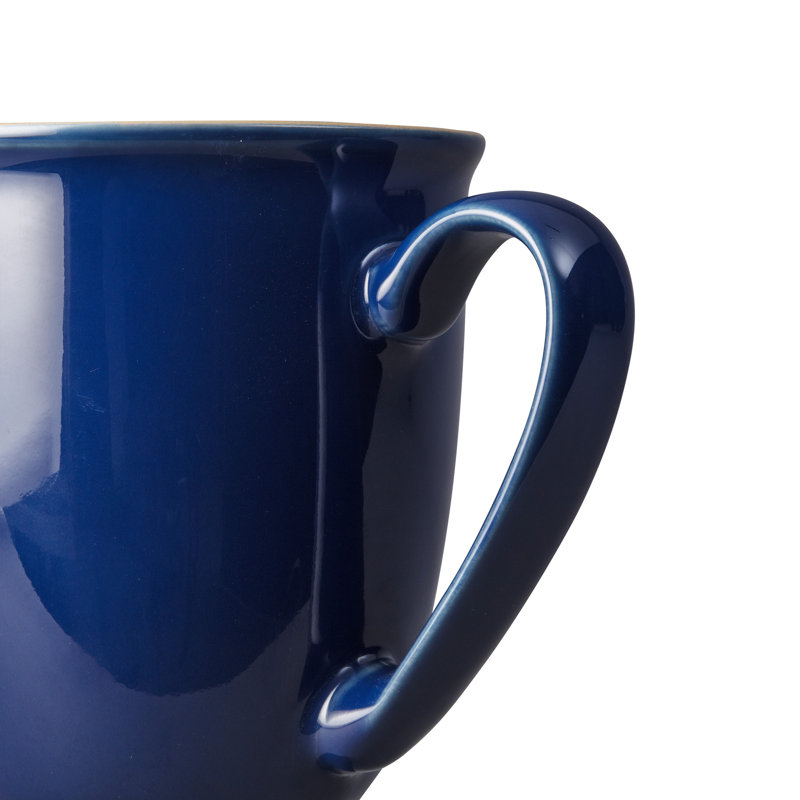 Denby Elements Mugs, Dark Blue