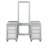 Glam Style Vanity W/ Stool Set