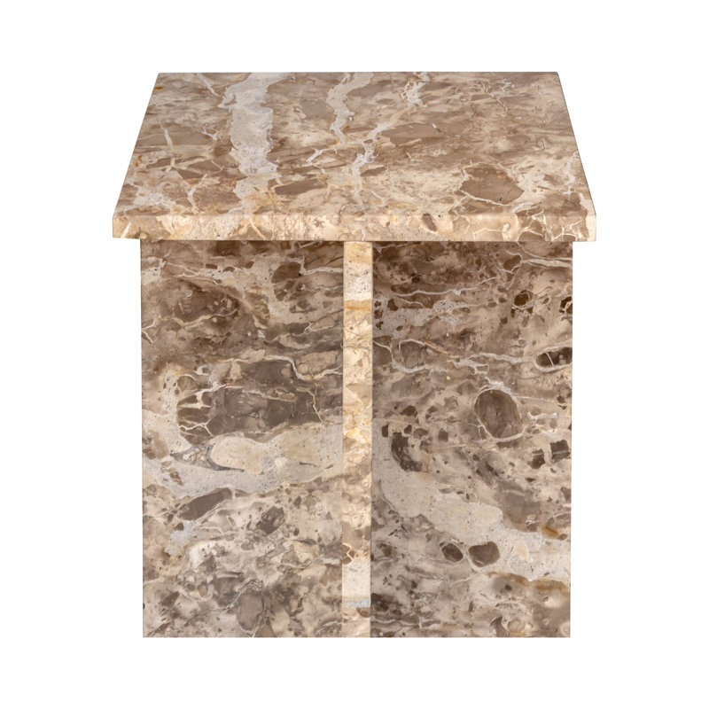 Blair Accent Table Panther Marble, Beige