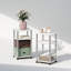 Table de chevet à 3 niveaux Ebern Designs Just Turn-N-Tube-533755206-507845853