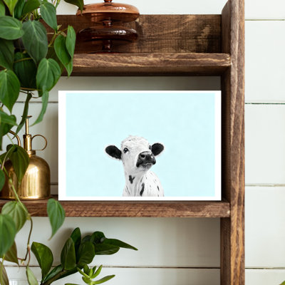 Art contemporain, vache rétro, art mural