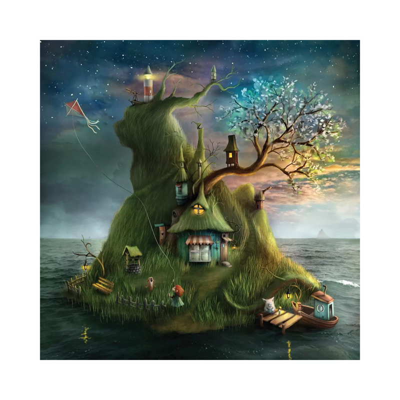 «Vören» par Alexander Jansson - reproduction imprimée, H 12 po x l 12 po x P 0,75 po