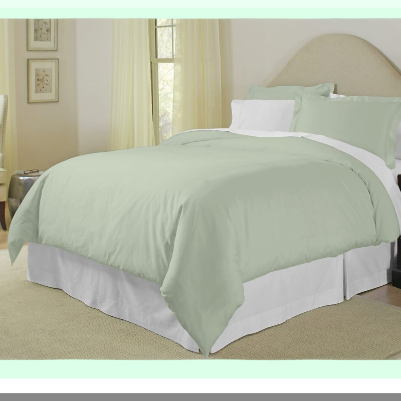 Luxury Sage Twin XL Deep Pocket Sheet Set - 400 Thread Count 100% Cotton
