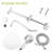 10Inch Shower - Dual Heads, 5 Water Outlet Modes, Wall Mounted, Bathroom Accessory Part-126673668