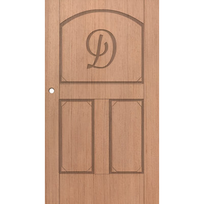 Porte standard en bois massif 80 po