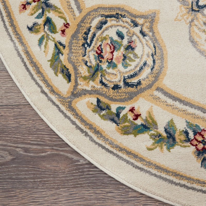 Weccacoe Oriental Indoor Rug, Rectangle 3'3" x 5'3"