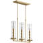 3 - Light Kitchen Island Rectangle Chandelier-818685632