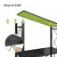 Jahod 5-Tier Foldable Metal Shelving Unit with Wheels-1034127964-1037206104