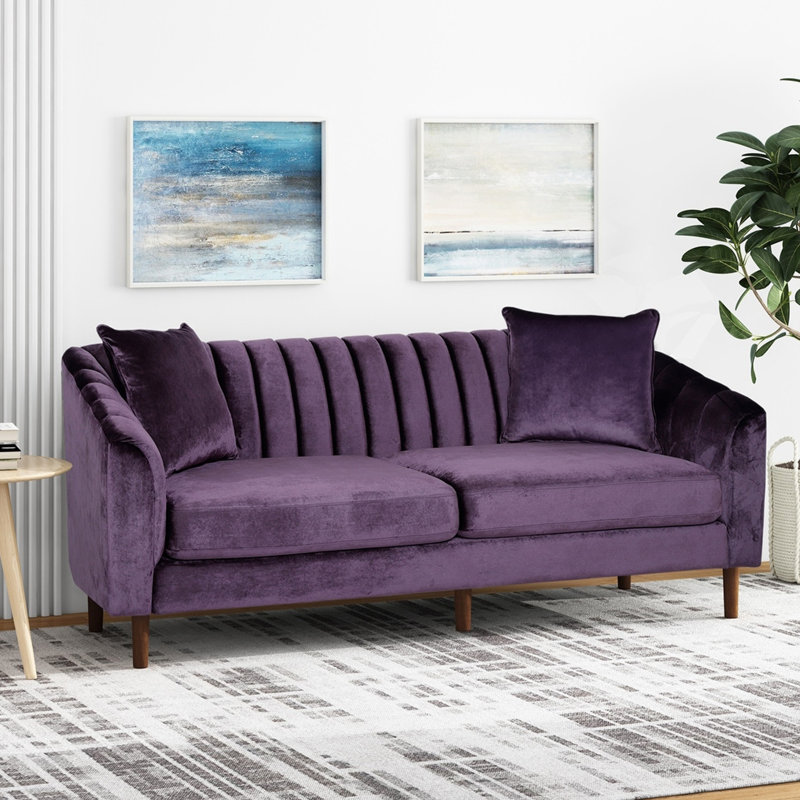 Canapé 3 places (mauve), Purple