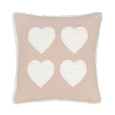 Cosy Heart Cushion with Filling