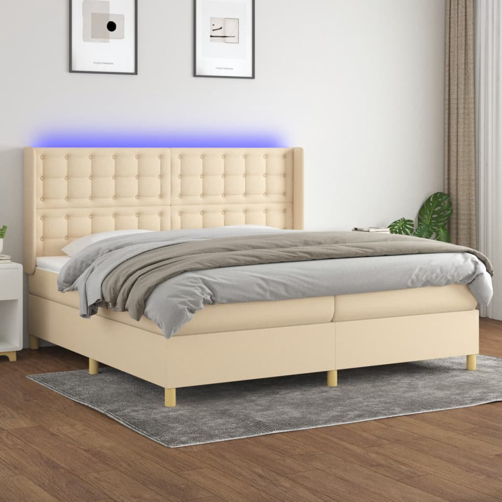 Boxspringbett Barnhard, 200 x 200 cm