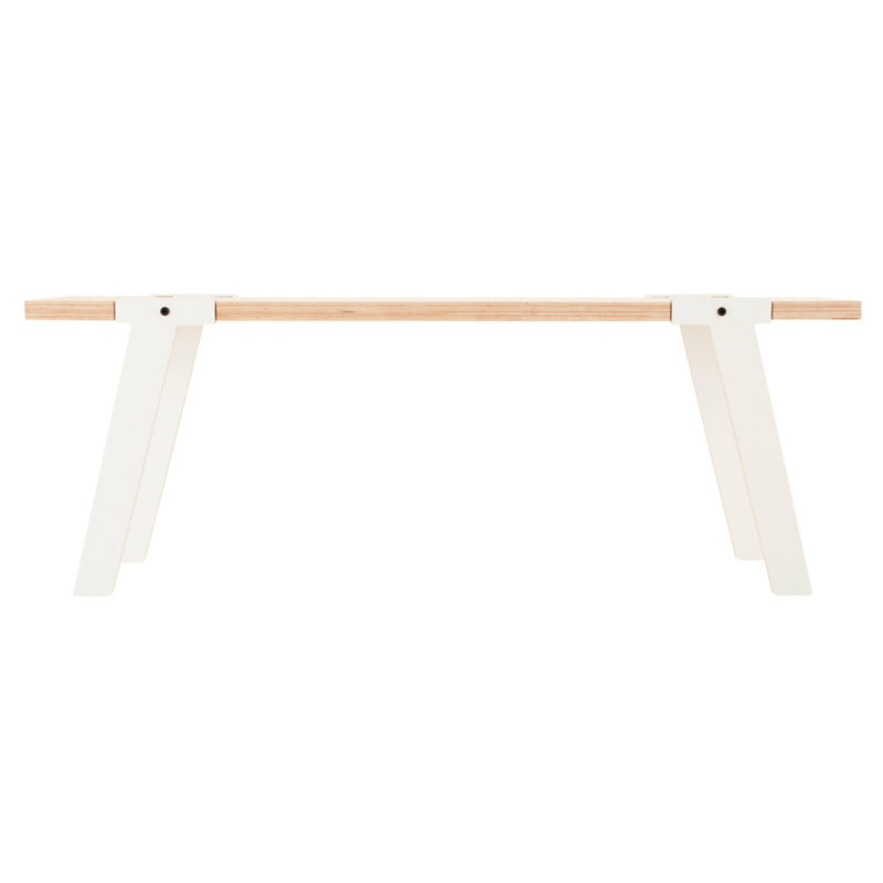 Giedi Upholstered Bench, Snow White