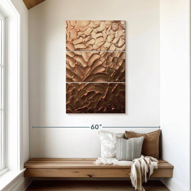 Avery Metallic Copper, 45" H x 28" W