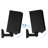 Mount-It! Speaker Wall Mounts, Pair of Universal Side Clamping Bookshelf Speaker Mounting Brackets