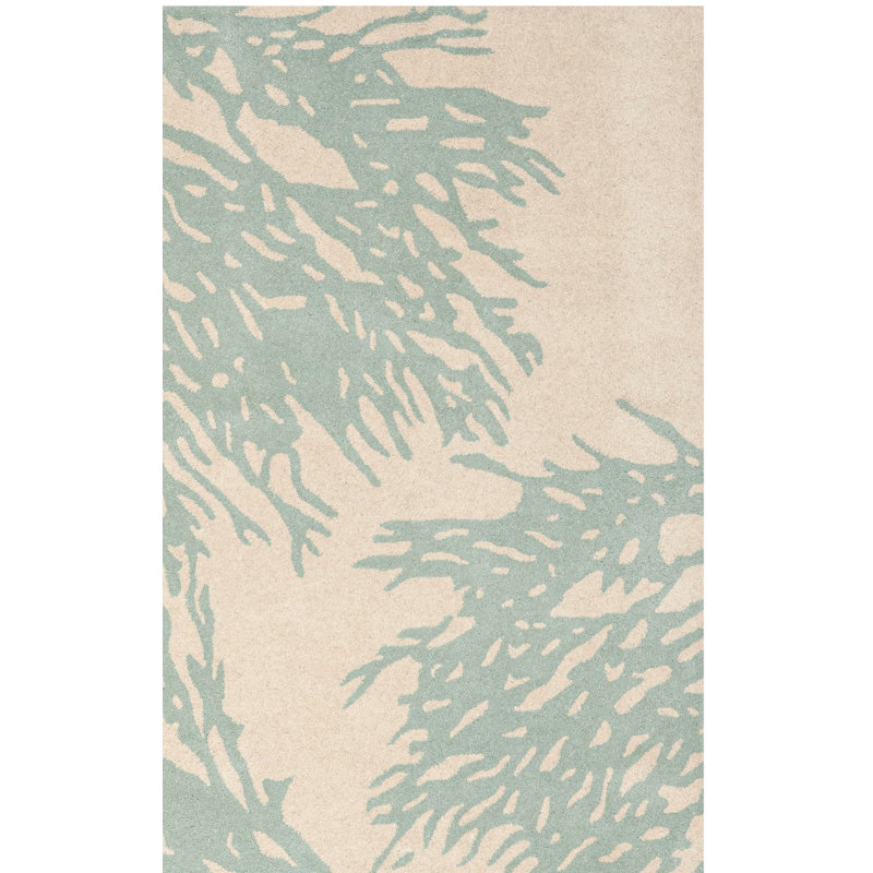Tapis floral en laine touffeté à la main Wimborne, Rectangle 3 pi x 5 pi