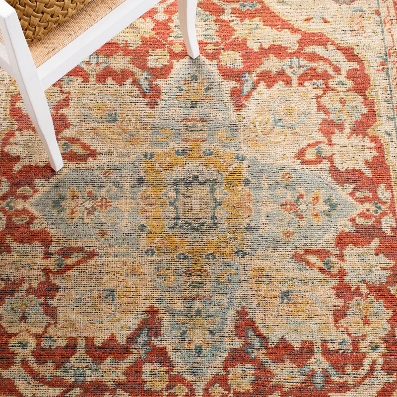 Tapis oriental en laine noué à la main Izmir, Rectangle 6 pi x 9 pi