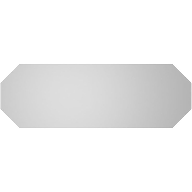 Évent horizontal gondole allongé en surface octogonal Signature, H 12 po x l 36 po x P 1,5 po