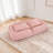 Foldable Upholstered Human Dog Bed With 5 Adjustable Position, Includes 2 Soft Pillows-74492341