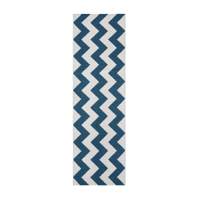 Runner Ava-Elizabeth Chevron Indoor / Outdoor Area Rug