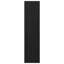 Wardrobe Set Of 2 Black Oak Engineered Wood 50 X 200 Cm-1040115734