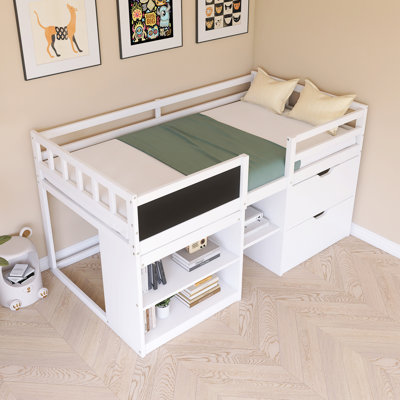 Twin Size Low Loft Bed