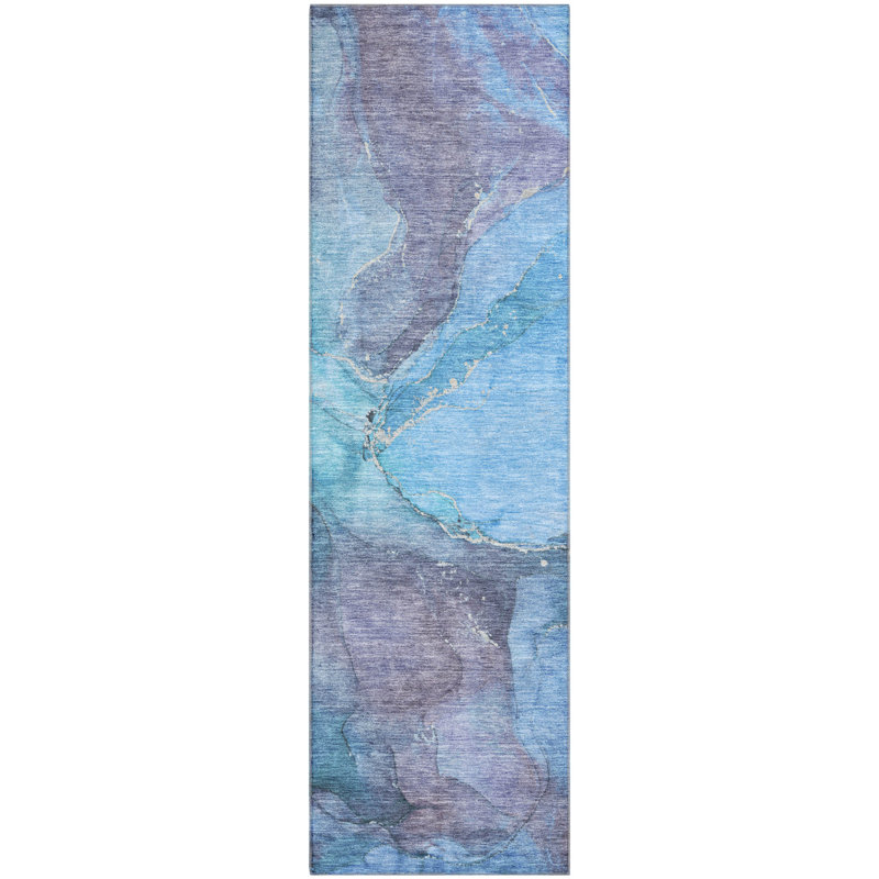 Premium Machine Washable Verlin AMF1781 Contemporary Rug, Runner 2'3" x 7'6"