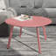Table basse d'extérieur ronde en acier 27,5 po Cera-1387563221