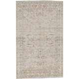 Sultanabad Hand-Knotted High-Quality Cream Area Rug
