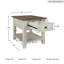 Table de bout avec tablette et rangement Chailey-449217112-435615143