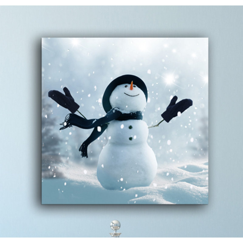«The Holiday Aisle® 8465B50E9D5D4A75B5707C690EF9FCA0», reproduction d'art sur toile 24 x 24 po, H 18 po x l 18 po x P 1 po