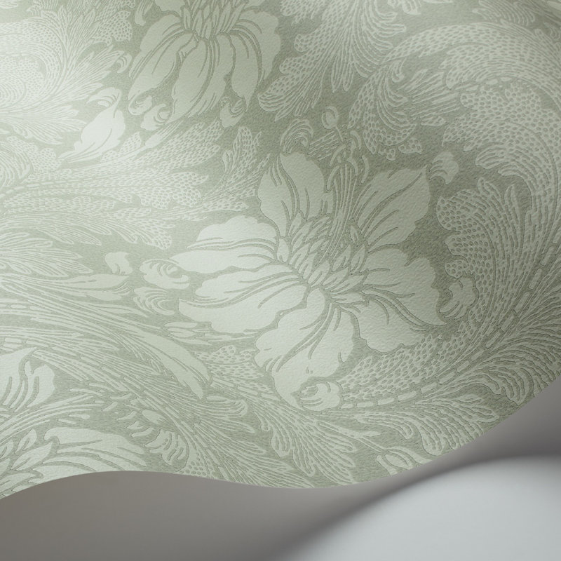 Boråstapeter Acanthus Garden Wallpaper, Light Green